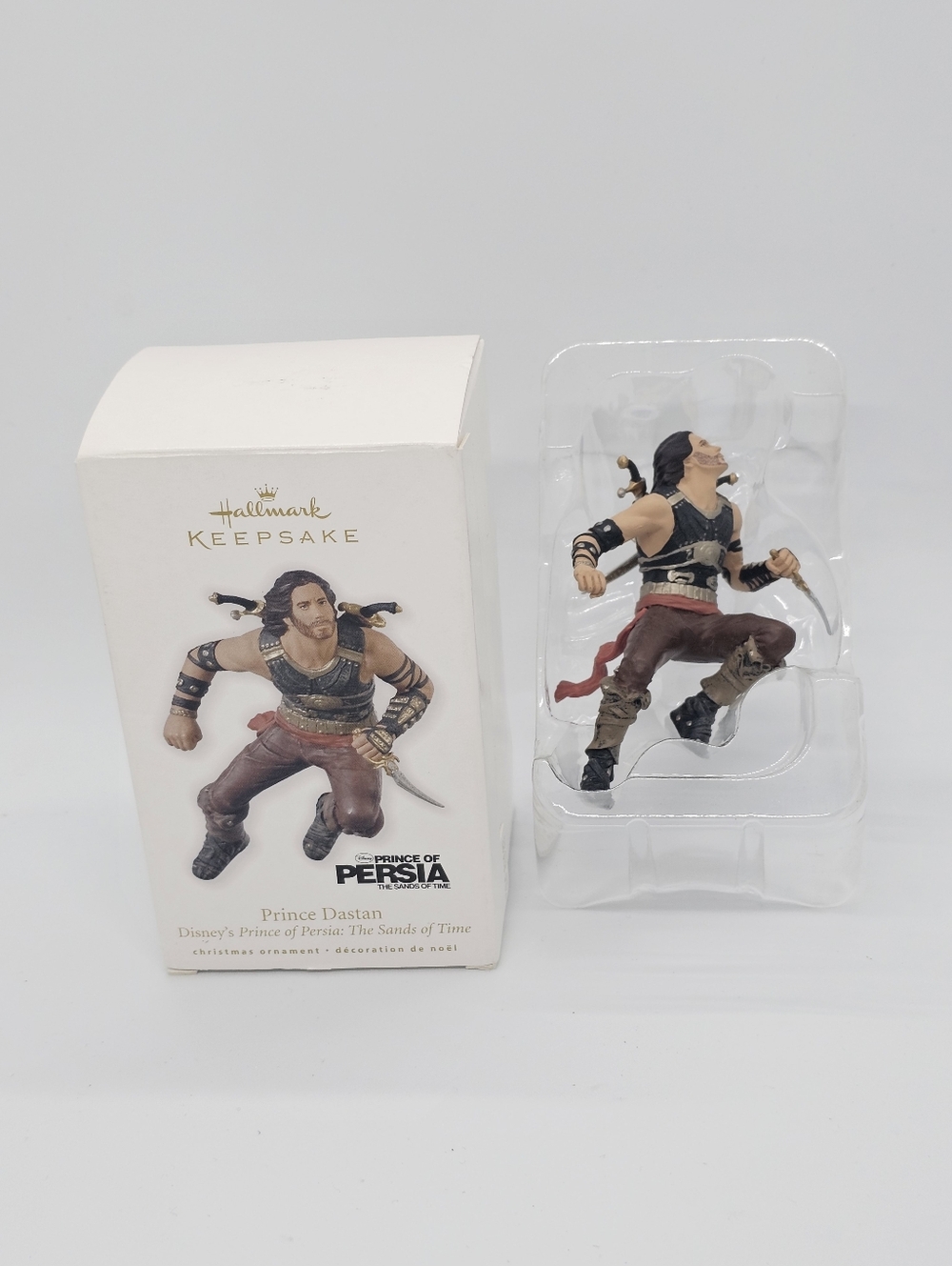 New Prince Dastan 2010 Hallmark Disney Ornament Prince Persia Jake Gyllenhaal